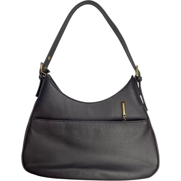 Giani Bernini Women’s Brown Genuine Leather Shoulder Bag - Picture 2 of 10